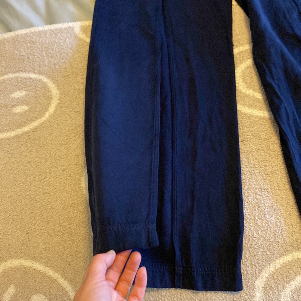 NWT Etica Anthropologie Wide Leg Slit Denim - Picture 7 of 8